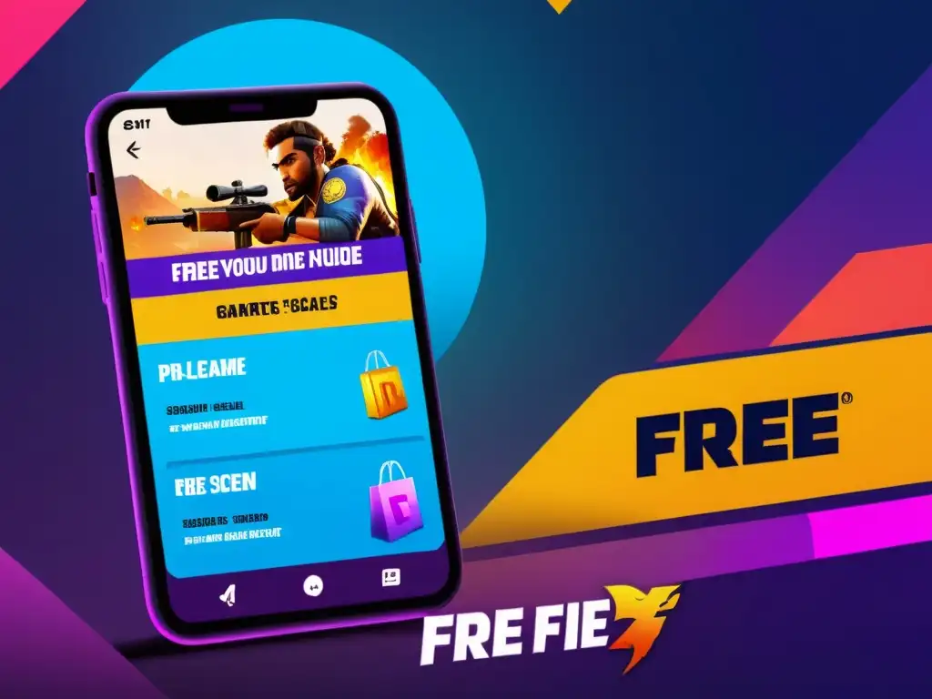 Captura detallada de la pantalla de juego de Free Fire, destacando la psicología de las compras inapp