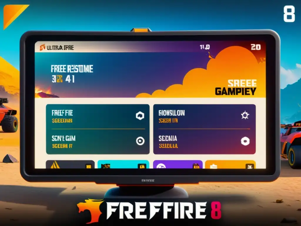 Configuración profesional de FreeFire, ajustes ilustrados para optimizar la experiencia de juego