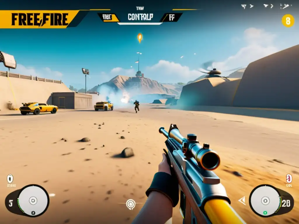 Comparación detallada de las configuraciones de control en Free Fire para precisión y movilidad