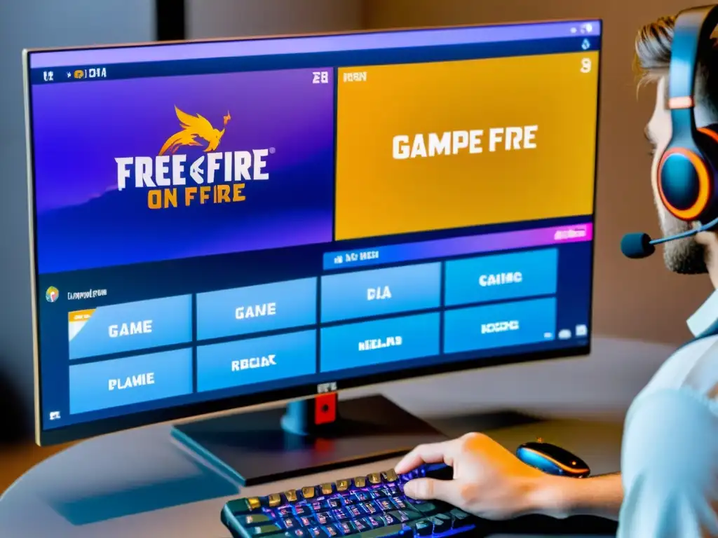 Comparación detallada de gameplay en Free Fire entre dispositivo regular y emulador, mostrando ventaja competitiva de los emuladores para Free Fire