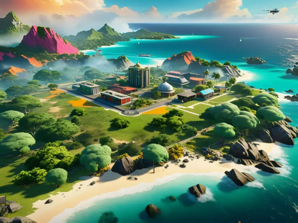 Un detallado mapa 8k de Free Fire 'Bermuda' revela sus secretos