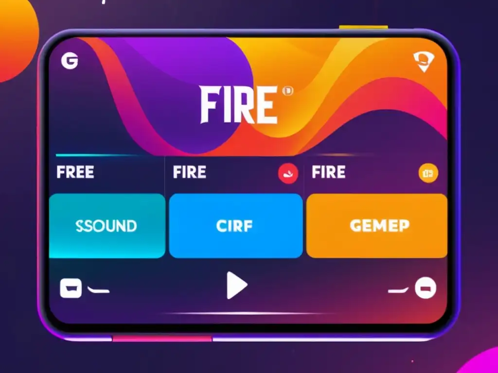 Un detallado menú de configuración de sonido en el juego Free Fire