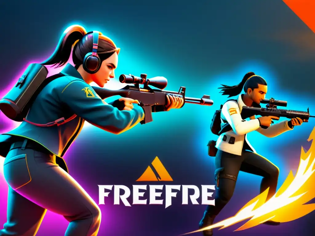 Experimenta la emoción de las estrategias avanzadas para FreeFire en un intenso juego de alta resolución