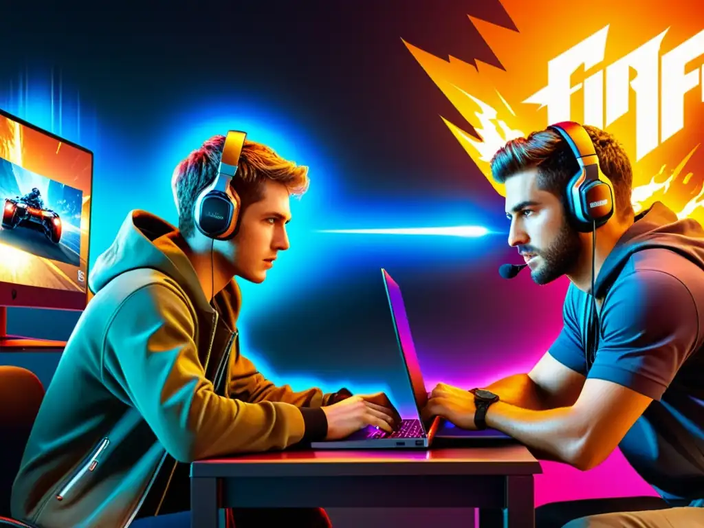 Un emocionante combate de Free Fire en laptops gaming