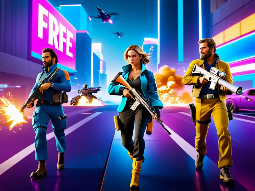 Épica batalla en la ciudad futurista de Free Fire, evento sorpresa de actualización