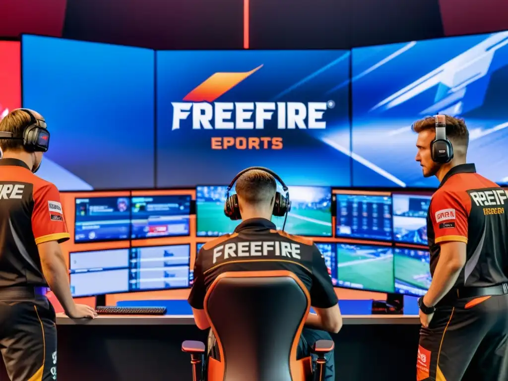 Equipo de FreeFire Esports concentrado en nuevas estrategias, con la emoción y la innovación táctica en cada pantalla