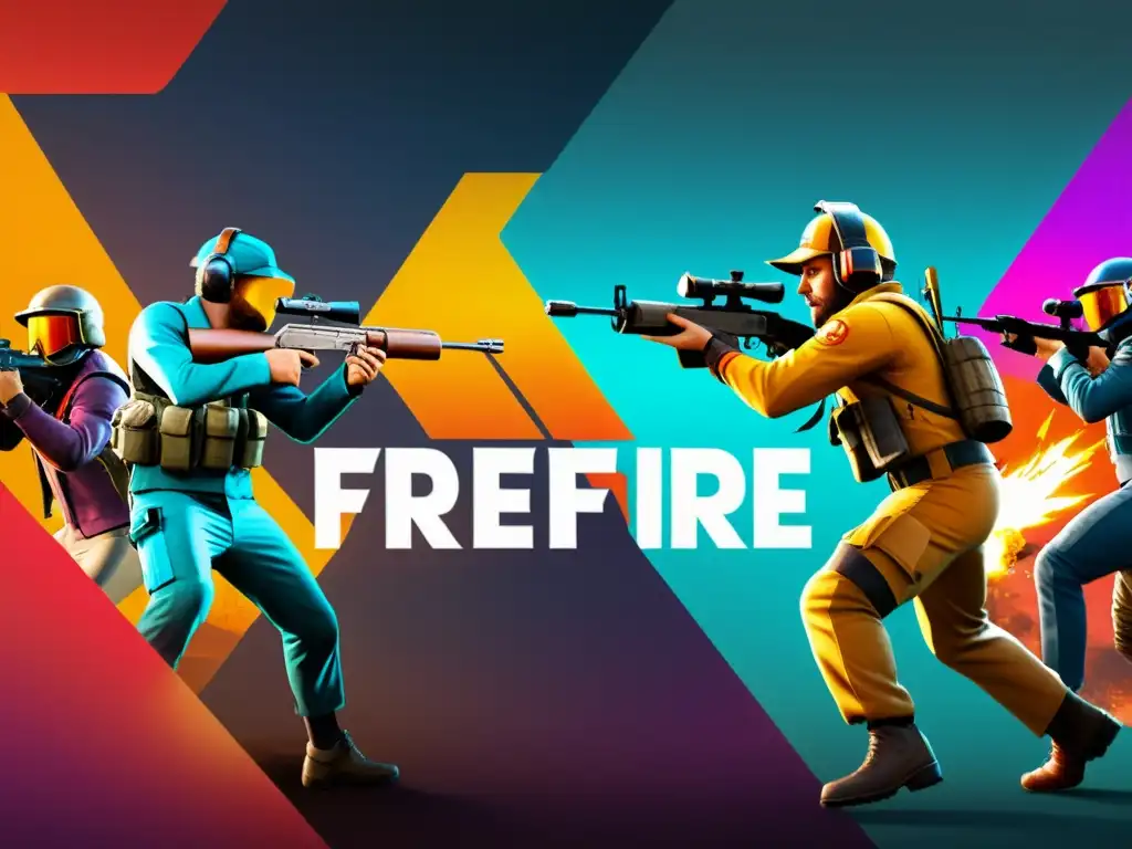 Equipo en FreeFire implementa estrategias para tomar puntos clave en intensa batalla