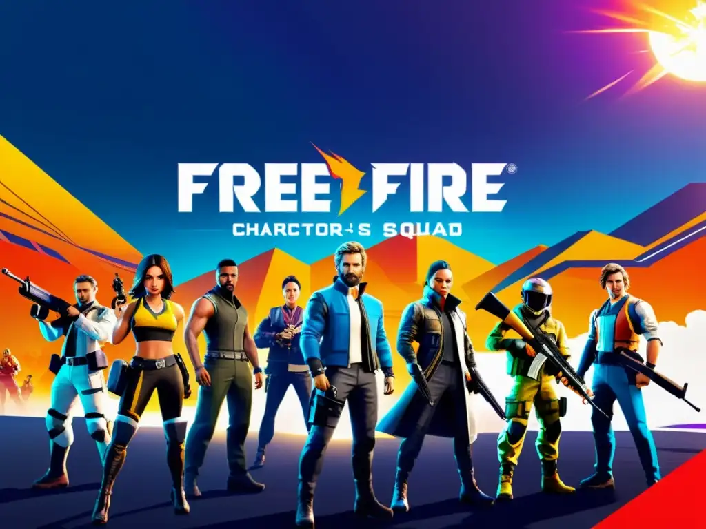 El equipo de Free Fire construye estratégicamente una fortaleza móvil utilizando coberturas y barricadas