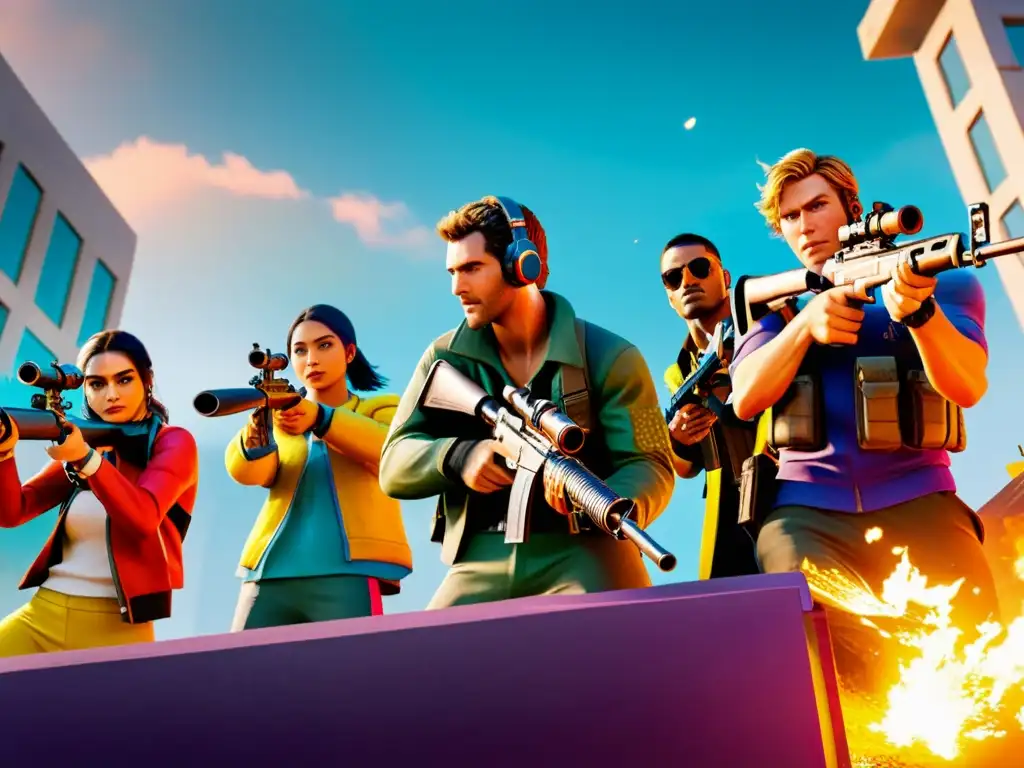 Equipo de jugadores de Free Fire en estrategias infalibles para dominar el juego