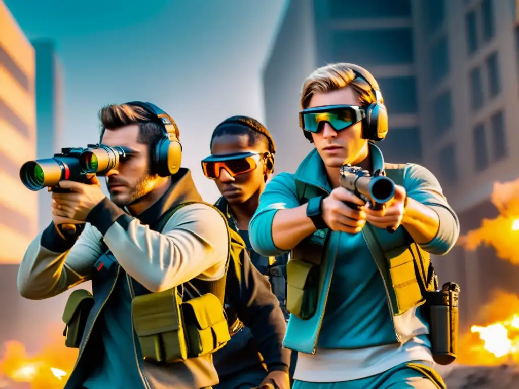 Un equipo de jugadores profesionales de Free Fire busca localización armas actualizadas