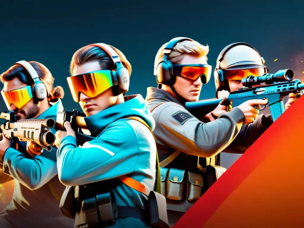 Equipo de FreeFire preparado, cubiertos y listos para enfrentar al enemigo, mostrando estrategias para sobrevivir en FreeFire