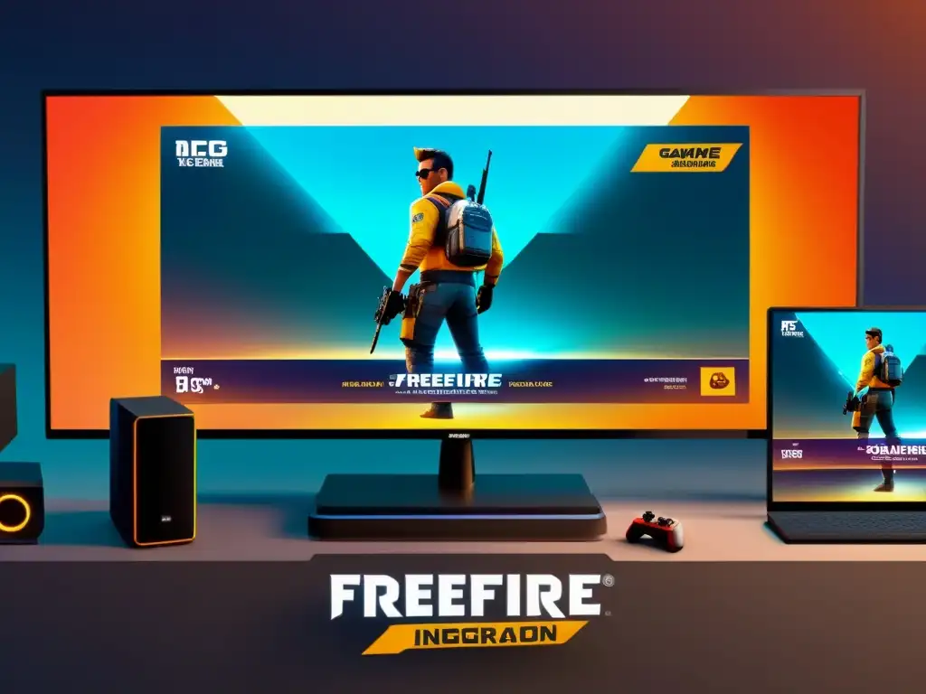 Integración de publicidad nativa en gaming: Publicidad sutil en el mundo virtual de FreeFire, integrada de forma orgánica y no intrusiva