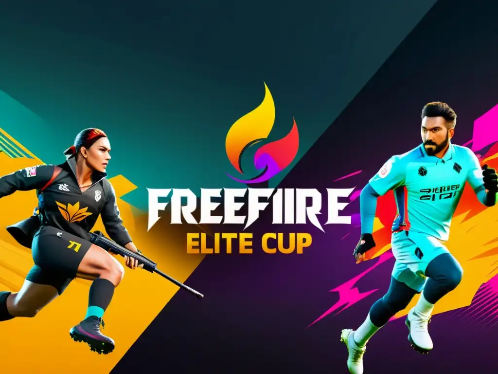 Intensa competición en la construcción de la victoria en la FreeFire Elite Cup, con jugadores estratégicos en acción en el campo de batalla virtual