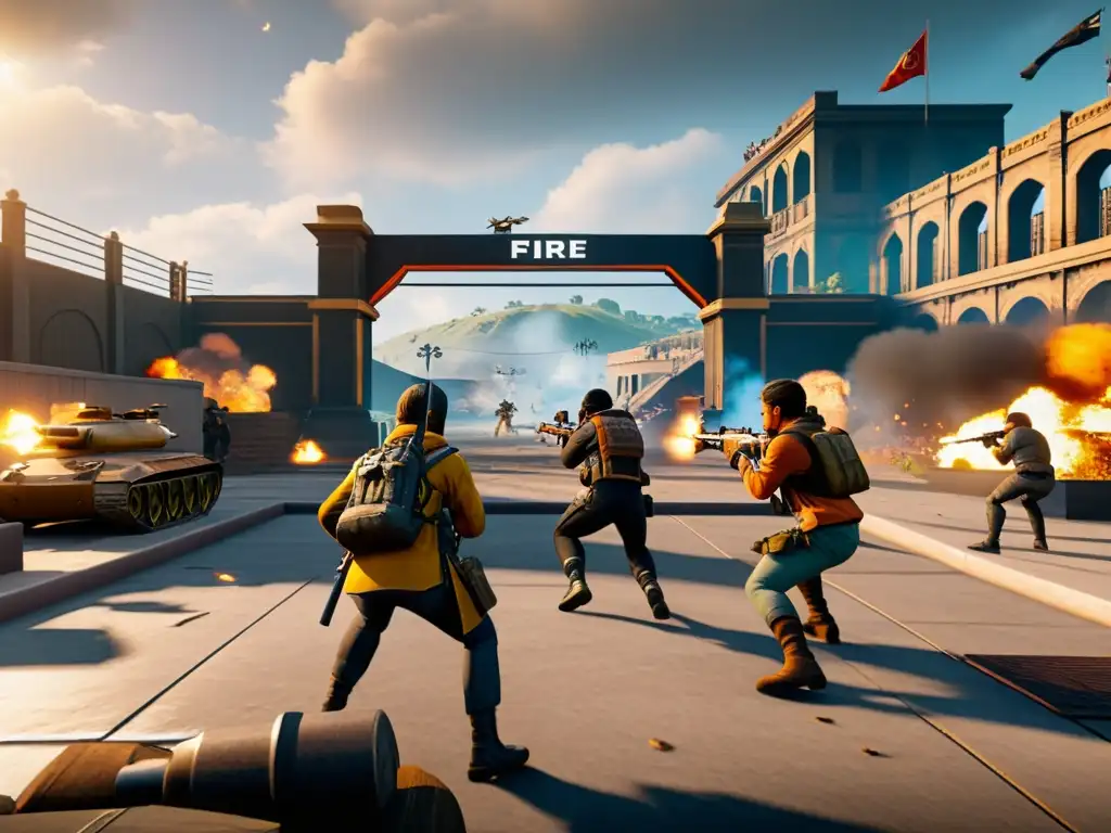 Intenso combate en la partida final de Free Fire con estrategias de juego y tácticas diversas