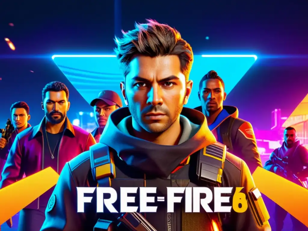 Juego Free Fire: personaje observando detrás de la cobertura, con enfoque en predecir comportamiento enemigo Free Fire