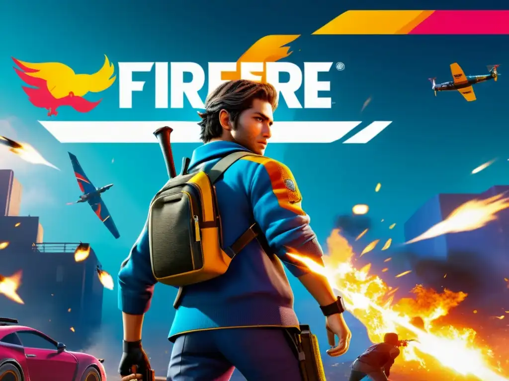 Jugador toma decisiones rápidas en intensa partida de Free Fire, demostrando habilidades para mejorar toma decisiones Free Fire