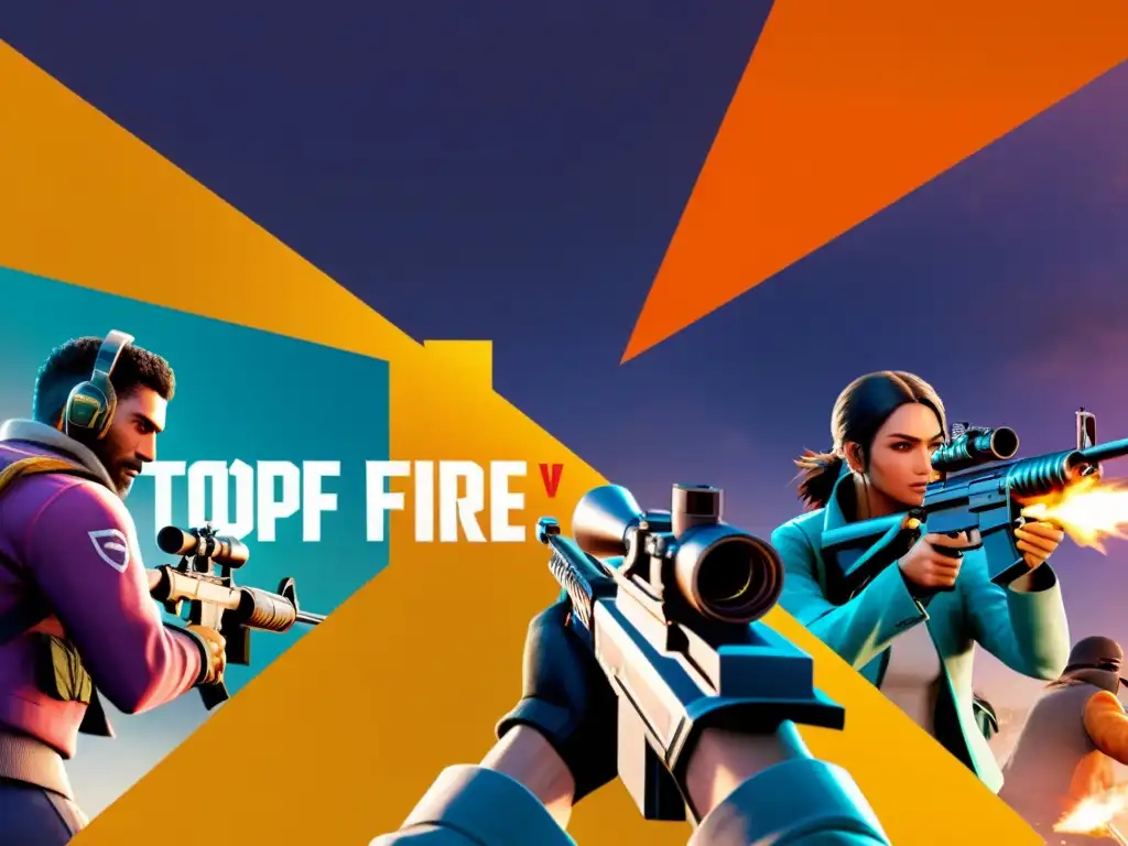 Jugador de Free Fire usando tácticas avanzadas reveladas, tomando un disparo estratégico detrás de cobertura