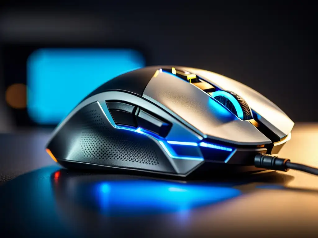 Manos de gamer con mouse futurista, listas para el taller puntería perfecta Free Fire