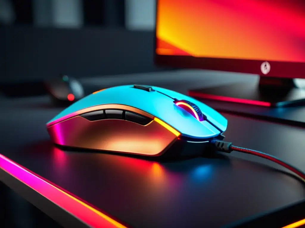 El mejor ratón gaming para FreeFire en una configuración profesional con retroiluminación RGB, sensor de alta DPI y botones programables