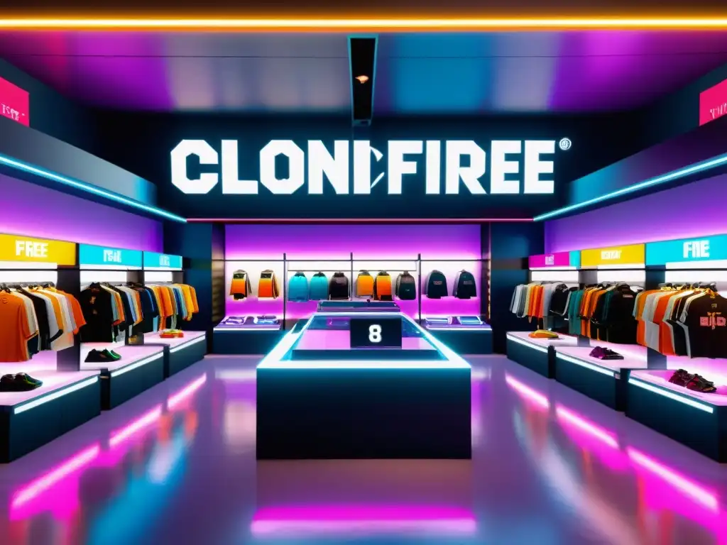 Un mundo de moda virtual en 8k en Free Fire, con réplicas de ropa detalladas y vibrantes