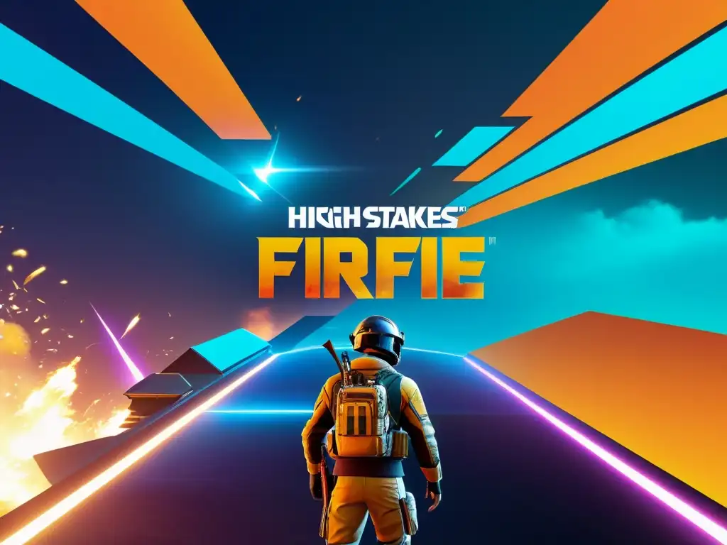 Partida de alto riesgo en Free Fire con uso de IA para estrategia futurista y competitiva