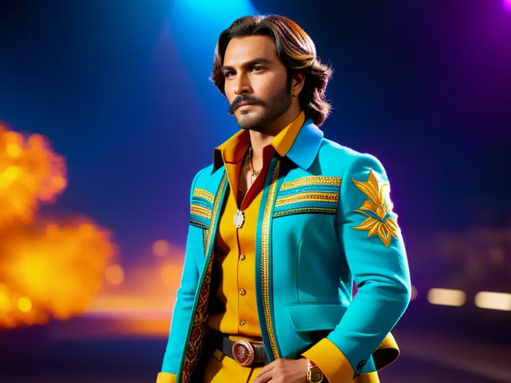 Un personaje de Free Fire muestra los detalles de su vibrante skin