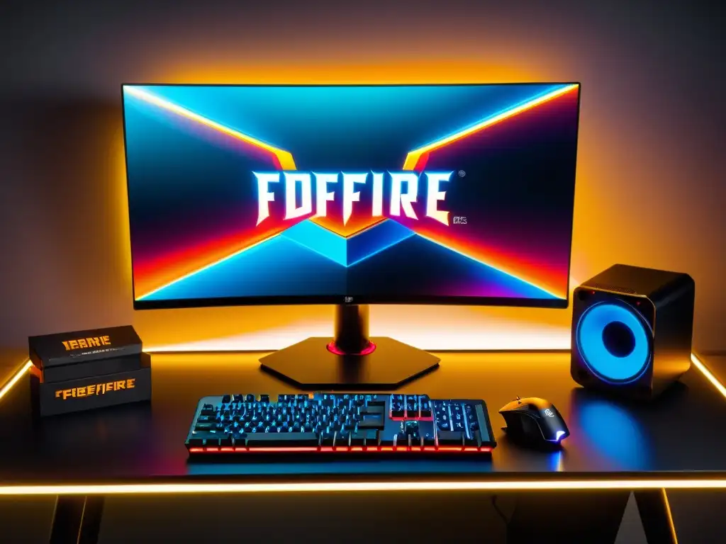 Potente setup de gaming con el mejor procesador para FreeFire