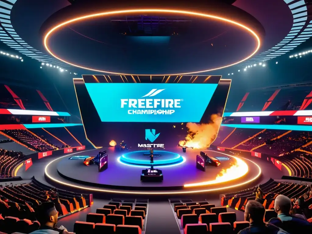 Vibrante imagen de la intensa competencia en la final del Análisis PostMatch FreeFire Master League