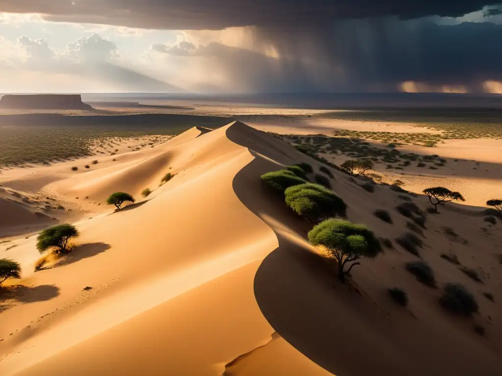 Vista aérea detallada del desierto Kalahari en Free Fire